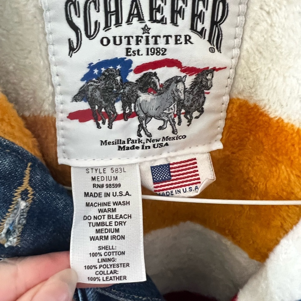 Women’s Medium Schaefer Outfitters Denim Jacket - Picture 7 of 16